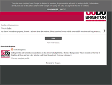 Tablet Screenshot of blog.roomsinbrighton.co.uk